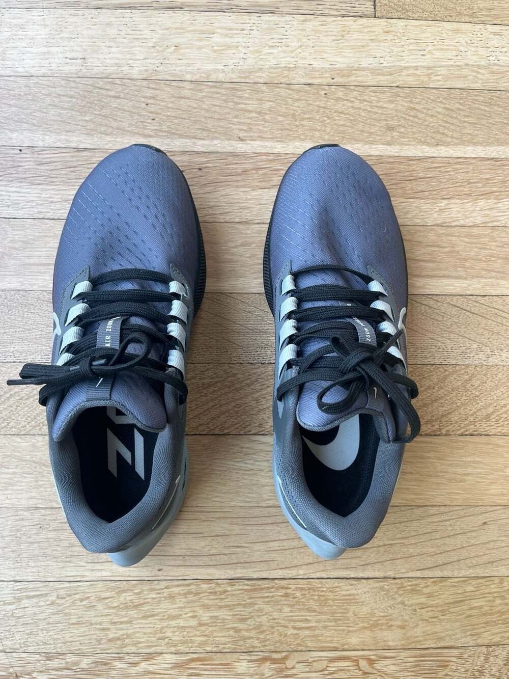 Customized Nike Air Zoom Pegasus 38 Thunder Blue Wolf Grey Running Shoes